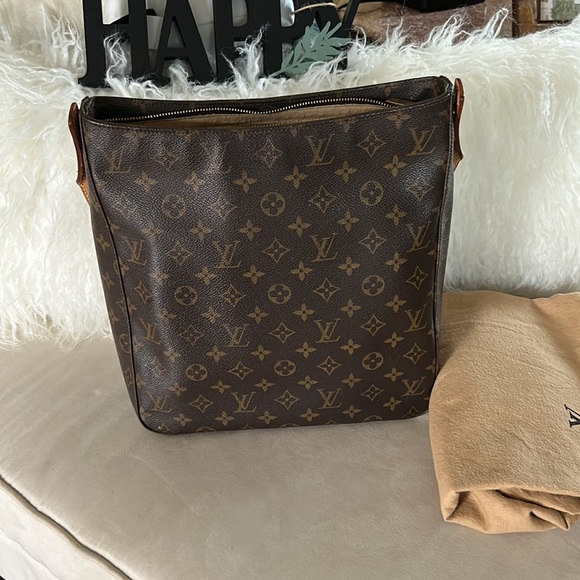 EUC LV Looping Bag with LV Dust Bag - Picture 4 of 14